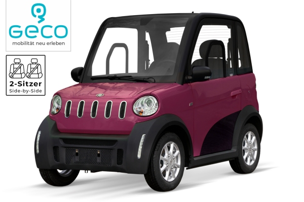EEC Elektroauto Geco TWIN 4.0 V2 3.5kW brushless Motor inkl. 60V 125Ah Batterien Straßenzulassung