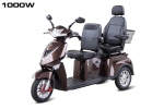 EEC Elektromobil Senio Comfort XL 1000W 60V 20Ah Dreirad mit Zulassung 25km/h Seniorenmobil für 2 Personen